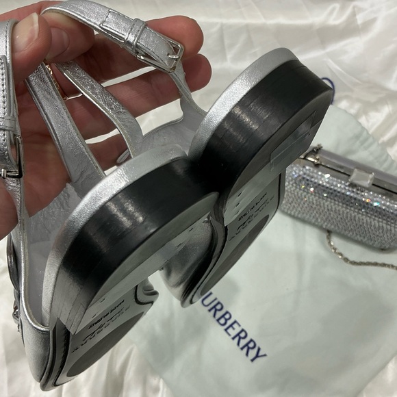 DRESSY BURBERRY sling back loafers🔥🔥 - Picture 12 of 16